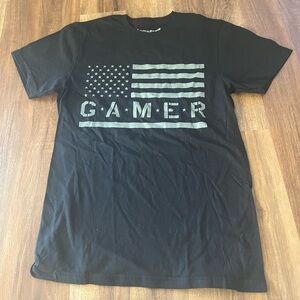 Black Gamer Flag T-Shirt